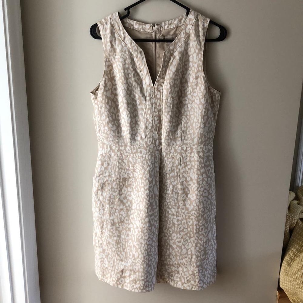 Banana republic animal print dress